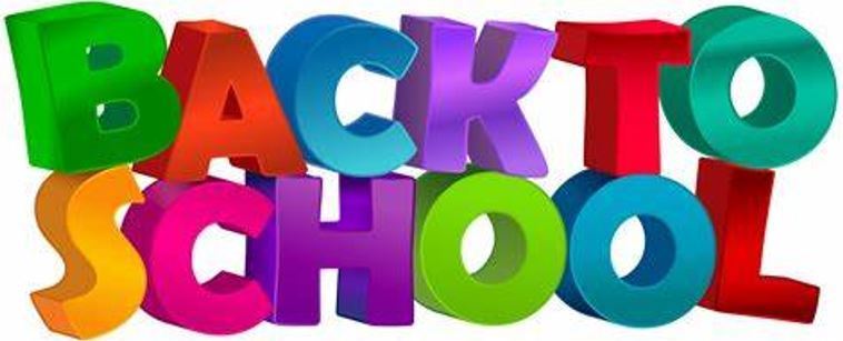 Colorful letters Back to School