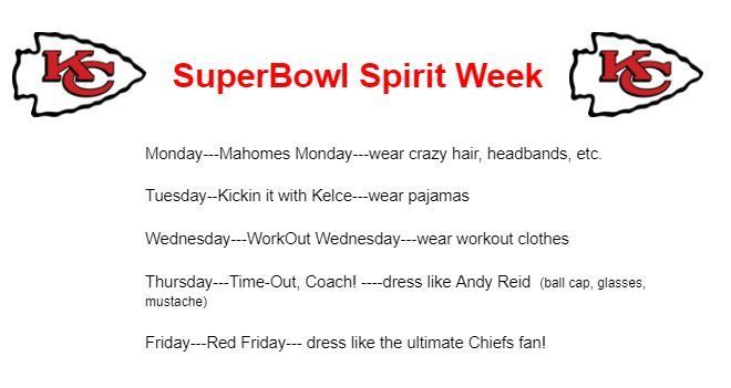 Super Bowl Spirit Week