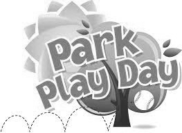 Tree that says Park Play Day