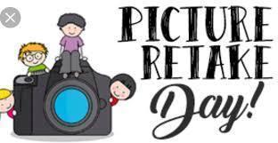 Camera with students Picture Retake Day